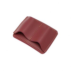 Vente en gros de porte-stylo élégant en métal et cuir PU, accessoire pour carnet, cadeau idéal pour les écrivains, porte-stylo pour le bureau et l'école - Product Image 2
