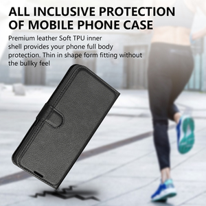 Portefeuille en cuir à rabat, support, fentes pour cartes, étui de téléphone pour Samsung Xcover 6 Pro <span class=keywords><strong>5s</strong></span> M33 M53 A73 <span class=keywords><strong>A53</strong></span> A33 A03 Core A13 TPU dans la couverture intérieure - Product Image 3