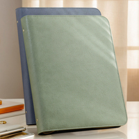 Quantité minimale de commande bas 8.5x11 pouces en cuir Pu A4 A5 taille logo personnalisé à glissière portefeuille Document fichier dossier organisateur sac 3 4 reliure à anneaux