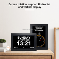 Hot Selling 8 Zoll Landschaft Porträt Uhr Display Modernes Design Fernbedienung Digitaler Kalender Tages uhr Budget-freundliches Geschenk
