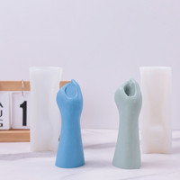 Moule en silicone pour vase à fleurs irrégulières, pièce de présentation en plâtre pour bougie parfumée DIY, pierre diffuseur