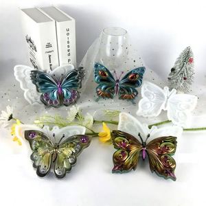 3D Butterfly <b>Animal</b> <b>Crystal</b> Epoxy Resin Craft Art Supplies DIY Gypsum Easter Resin Casting with Silicone Mold Cake Tools - Product Image 6