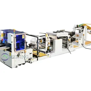 High Speed napkin tissue paper machine with Embossing color printing napkins paper folding Facial tissue making machine