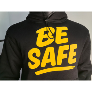 Custom Logo Unisex <b>Sweatshirt</b> Hoody Thick Oversized Hooded Puff Printing Casual Pullover Fashion Trendy - Product Image 2