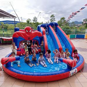 <span class=keywords><strong>Château</strong></span> gonflable à thème Spider-Man Marvel pour l'extérieur, toboggan gonflable, <span class=keywords><strong>fort</strong></span> gonflable, version sur mesure - Product Image 6