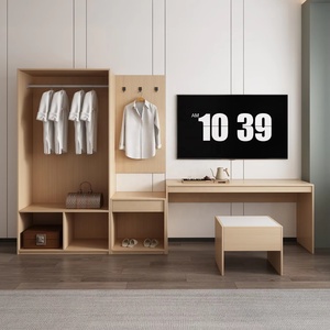 हॉट सेलिंग डबल रूम होटल बेडरूम फर्नीचर बड़े आकार के लक्जरी होटल कमरे फर्नीचर सेट फैक्टरी थोक अनुकूलन - Product Image 4