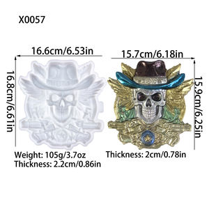 Molde de Silicona para Resina Hecho a Mano, Estilo Ins, para Hacer Adornos Decorativos y Herramientas para Pasteles, Molde de Yeso para Resina - Product Image 5