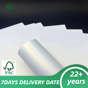 Compra al por Mayor de Cartulina Blanca Perla A4 de 250gsm y 300gsm, Papel Brillante de Alta Rigidez para la Elaboración de Menús y Cubiertas de Certificados - Product Image 2