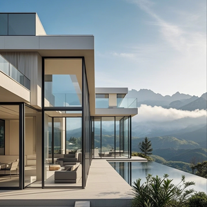 Ventanas Abatibles Modernas <span class=keywords><strong>de</strong></span> Aluminio <span class=keywords><strong>de</strong></span> Alta Calidad con Vidrio Resistente a Huracanes <span class=keywords><strong>para</strong></span> Casa o Villa - Insonorizadas y con Certificación Energy Star - Product Image 3