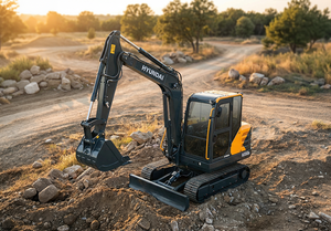 Excavadora Hidráulica Compacta Mediana HX60G con Cucharón Estándar, Excavadora de Orugas para Agricultura e Infraestructura Municipal - Product Image 2