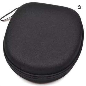Étui de transport rigide noir pour casque audio Sony MDR-ZX100 ZX110 ZX300 - Échantillon gratuit - Product Image 1