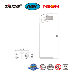 MK importations de cigarettes commerce autres briquets et accessoires pour fumeurs chargeur briquet au butane personnalisé briquets électroniques à gaz - Product Image 3