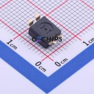 TSD102EZ DIP Switch SMD-4P,5x6.6mm Switch Flat Toggle, Raised Type Single Pole Single Throw 2 2.54mm - Product Image 2
