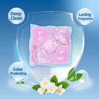Sampel Gratis 10g 30 Buah 5 in 1 Kapsul Deterjen Cuci Pakaian Ramah Lingkungan Bio-Enzim Pembersih Mendalam Dengan Butiran Pewangi