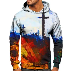 Fabricantes Personaliza tus propios diseños Oversize Anti-Shrink Winter Men Sublimation Hoodies Printed 3D Hoodies For Men