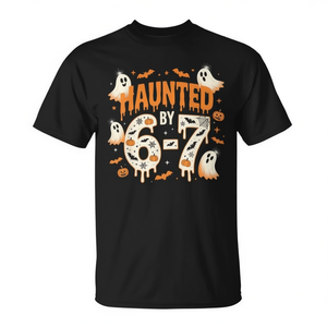 T-shirt Halloween Meme Costume « Haunted By 67 », tailles M, L, XL, XXL - Product Image 2