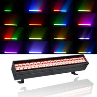 QSE Lighting Barre de lumière rideau à double rangée 42 LED professionnelle DMX512 RGBW IP20 Projecteur de scène Stroboscope 3000K-8000K pour événements