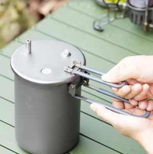 Keith Ti6302, Mini <span class=keywords><strong>olla</strong></span> <span class=keywords><strong>a</strong></span> presión ultraligera de titanio puro para acampar al aire libre, para una sola persona, <span class=keywords><strong>olla</strong></span> <span class=keywords><strong>a</strong></span> presión de gran altitud 6302 - Product Image 5
