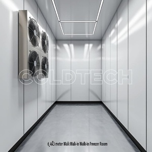 Certificación NSF, congelador a pie, cámara frigorífica, almacenamiento, puerta de cristal - Product Image 2