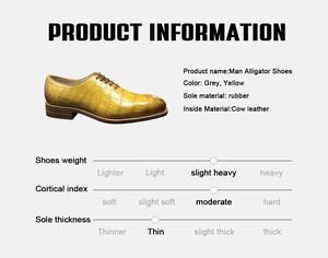 Goodyear Elegant Dresses <strong>Tuxedo</strong> <strong>Shoes</strong> Top Grade crocodile Leather Business Man <strong>Shoes</strong> Luxury alligator Skin Formal <strong>Shoes</strong> <strong>Men</strong> - Product Image 5