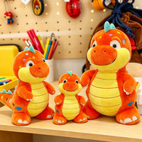 Adorable Peluche Dinosaure Douce avec Picots Colorés pour Vente en Gros, Détail et Événements Promotionnels