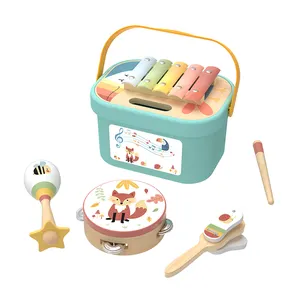 Enlightening Infants And Young Children's Musical Instruments Early Education Music Toys Xylophone Drum Set