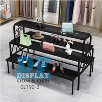 Magasin Boutique meubles or vêtements présentoir table présentoir sac présentoir or présentoir chaussures étagères pour sac vente au détail