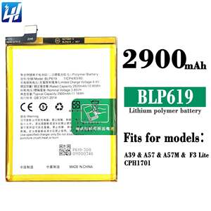 แบตเตอรี่ <span class=keywords><strong>BLP619</strong></span> A57 F3 Lite CPH1605 CPH1701 2021 ของแท้ ความจุจริง สำหรับ OPPO A39 - Product Image 6