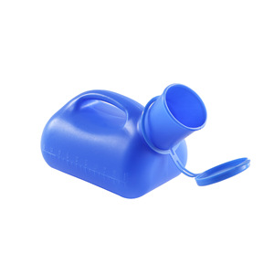 Urinoir pour hommes et femmes 1000 ml avec interface femelle, pour soins à domicile et alités, ensemble moulé par soufflage en PE - Product Image 2