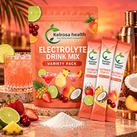 Poudre d'électrolytes à marque privée OEM/ODM, boisson sportive, vitamines, sans sucre, énergie, hydratation, pré-entraînement