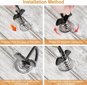 Estacas de aluminio de 3 pulgadas con resorte para tiendas de campaña y anclajes en plataformas de madera - Product Image 3