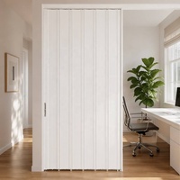 Porte pliante de sécurité en aluminium, étanche, gain de place, panneau solide, accordéon pour chambre, hôtel, villa, livraison rapide au Royaume-Uni