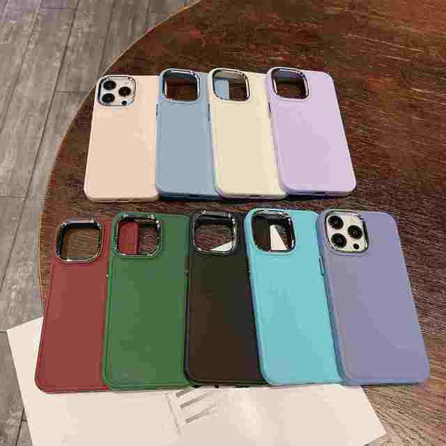 Designer Luxury Magnetic Electroplate Lens Bumper Shockproof TPU Mobile Phone Cases for 15 Pro Max/13/12/11/14 Pro Max/X/XR/XS