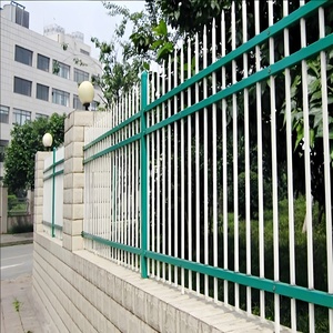 Clôture en métal de couleur personnalisée ZD, treillis de jardin, portails, sécurité, <span class=keywords><strong>fer</strong></span> forgé, anti-corrosion, cour, panneau de clôture ornemental - Product Image 2