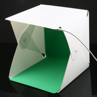 Boîte à lumière Portable Mini boîte à lumière LED Studio Photo diffuseurs boîte photographie arrière-plan fotobria tente Kit dslr accessoire
