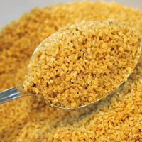 Blé frais Dalia Blé concassé de qualité supérieure Petit déjeuner sain et nutritif Choix d'aliments indiens riches en fibres énergétiques