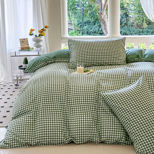 Ensemble <span class=keywords><strong>de</strong></span> literie ventilée quatre pièces pour lit simple, collection automne-hiver, pour étudiants et usage domestique, avec option ensemble trois pièces quatre saisons - Product Image 4