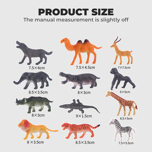 Jouet sauvage en plastique bon marché ferme modèle de faune animal en plastique - Product Image 4