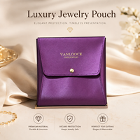 Étui de rangement de luxe pour bijoux, pochette anti-emmêlement, organiseur de voyage portable pour colliers et boucles d'oreilles, personnalisable