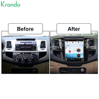 Autoradio Tesla 12,1 pouces pour Toyota Fortuner 2008-2015, navigation GPS Android, CarPlay sans fil, autoradio, unité principale 4G