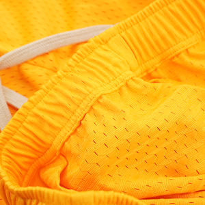 Wholesale Custom Logo Side <b>Zipper</b> <b>Pockets</b> Mesh <b>Shorts</b>, Summer High Quality Polyester Gym Basketball Mesh Sports - Product Image 4