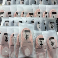 Zapatillas de Ballet Profesionales de Lona con Parches de Gamuza, Zapatos de Bailarina con Suela Dividida Suave para Mujer, Zapatos para Práctica de Danza