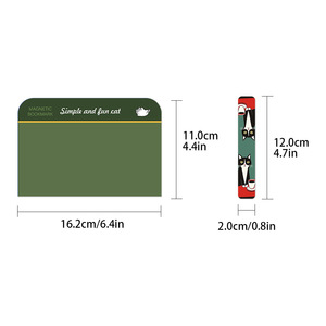 Nuovo Segnalibro Magnetico a Forma <span class=keywords><strong>di</strong></span> Gatto, Semplice e Divertente - Regalo Durevole per Insegnanti per Segnare i Libri - Product Image 5