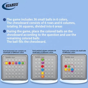 Huanuo Đồ Chơi Thiết Kế Mới Đầy Màu Sắc <span class=keywords><strong>Sudoku</strong></span> Hội Đồng Quản Trị Trò Chơi Cho Trẻ Em Giáo Dục Khác Đồ Chơi Câu Đố Sodoku Trò Chơi Đồ Chơi - Product Image 3