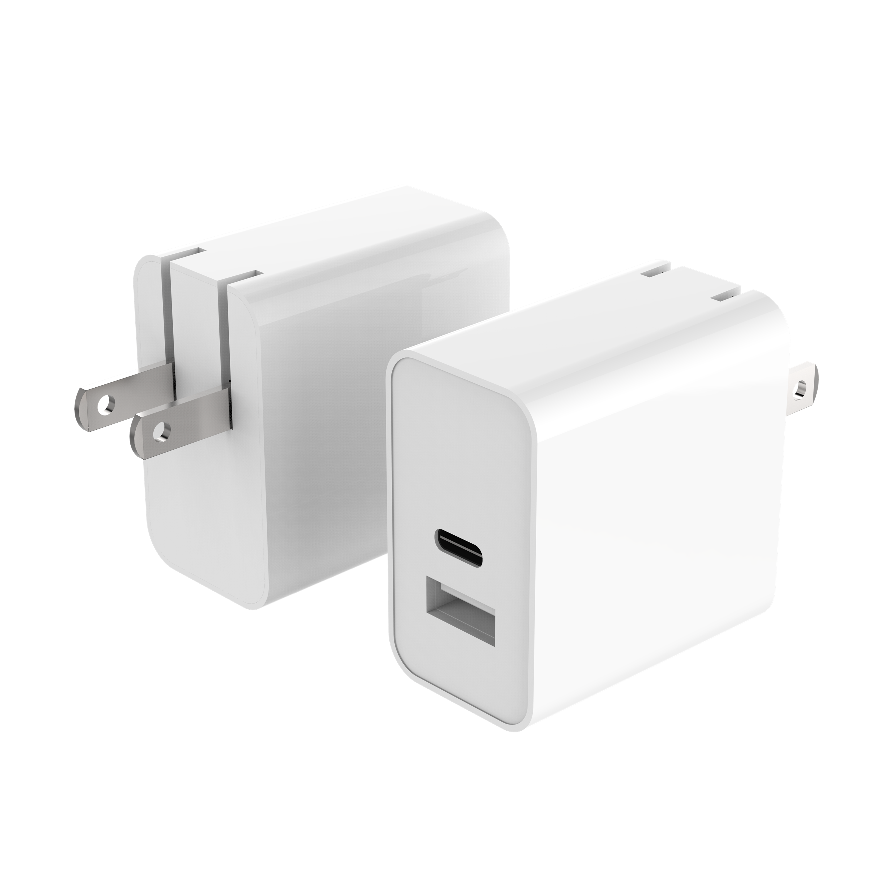 Зарядное устройство QC3.0 type c PD 18 Вт, быстрое зарядное устройство для телефона со складной вилкой для телефона 11/xiaomi/Huawei/Oppo