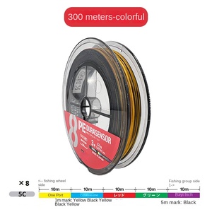 <span class=keywords><strong>DAIWA</strong></span> Japón de alta densidad resistente al desgaste fuerte 8 PE línea 300m línea de pesca de mar flotante 8 colores disponibles - Product Image 6