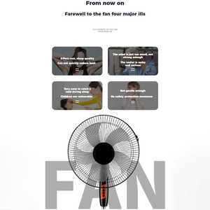Trong Kho Đồ Gia Dụng 55W Tốc Độ Cao Đứng Fan Điện Chiều Cao Có Thể Điều Chỉnh Bệ 16 Inch Đứng Fan - Product Image 3