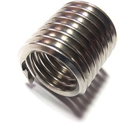 Inserts filetés hélicoïdaux en acier inoxydable SUS304 M2x0.4, assortiment d'inserts de réparation métriques pour kit de réparation de filetages métalliques