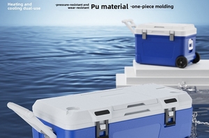 Glacière isotherme en plastique pour pêche en mer, capacité 80L, pour le stockage de poissons vivants, avec roues, réfrigérée, pour extérieur, <span class=keywords><strong>camping</strong></span> - Product Image 5