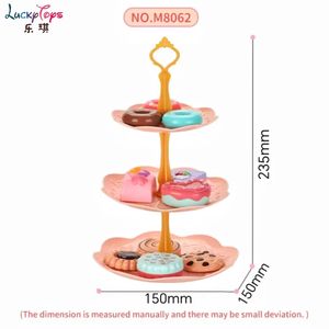 Simulato pomeriggio Set da tè in miniatura torta di cibo da Dessert portatile scatola regalo in anticipo educativo Playhouse serie giocattolo per i bambini - Product Image 6
